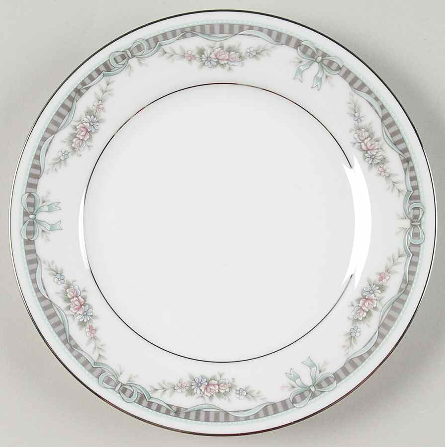 Bridal Ribbon Bread & Butter Plate by Noritake-1