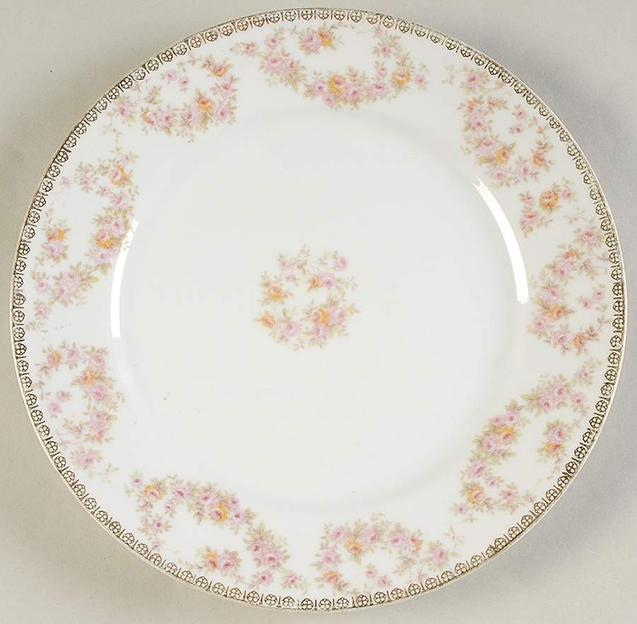 Bridal Rose Luncheon Plate by Noritake-1