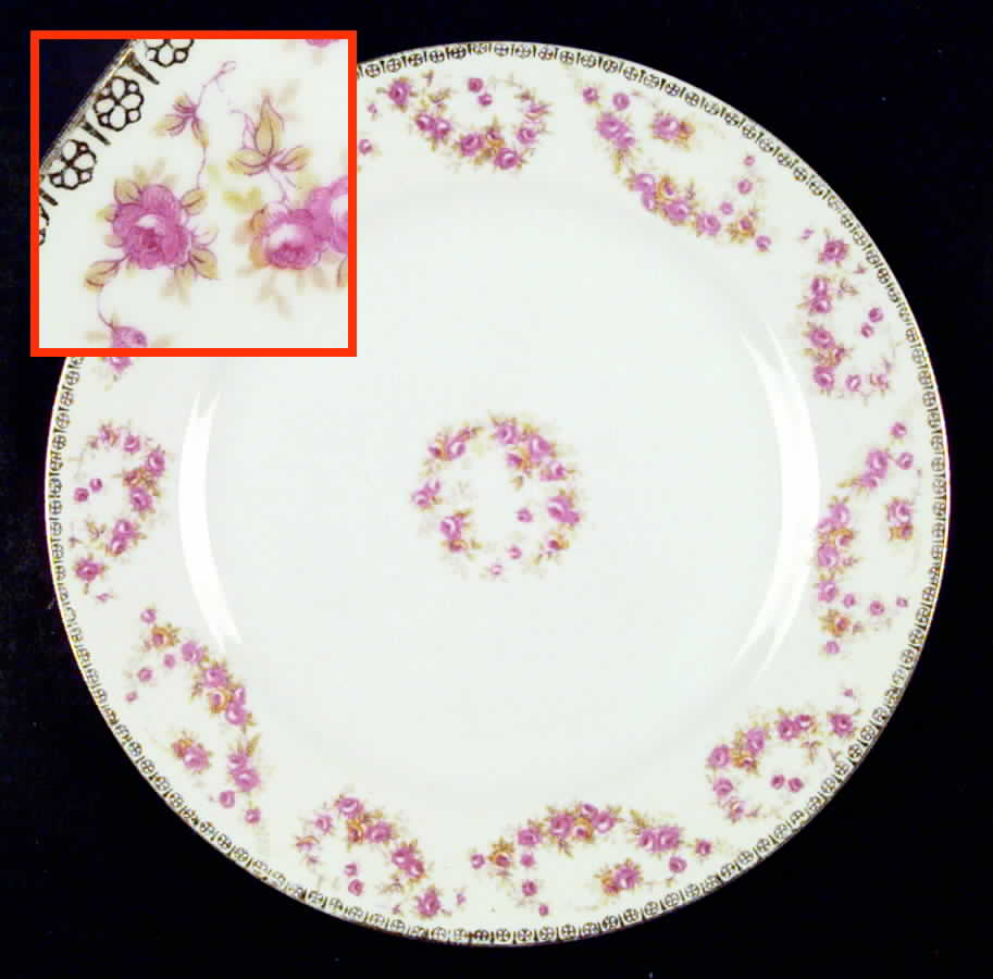 Bridal Rose Dinner Plate by Noritake-1