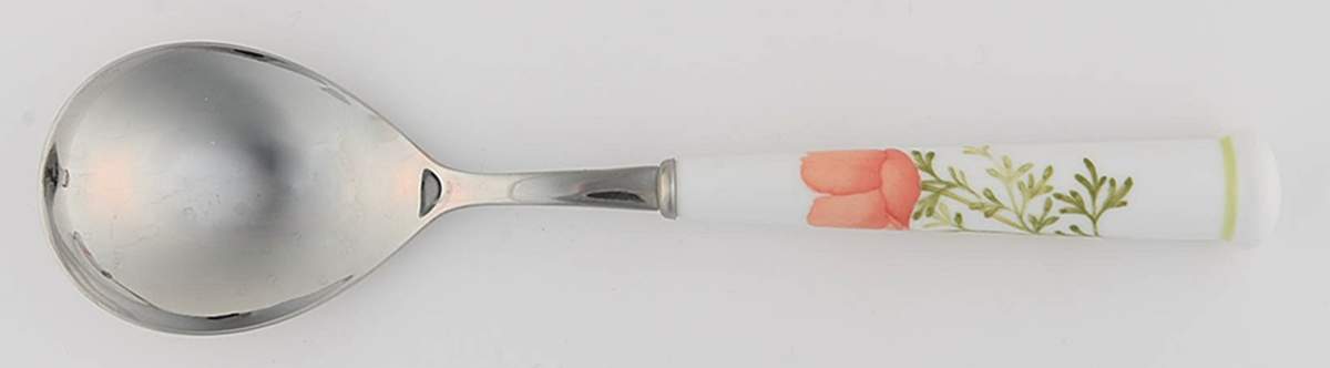 Bright Side Salad Serving Spoon with Stainless Bowl by Noritake-1