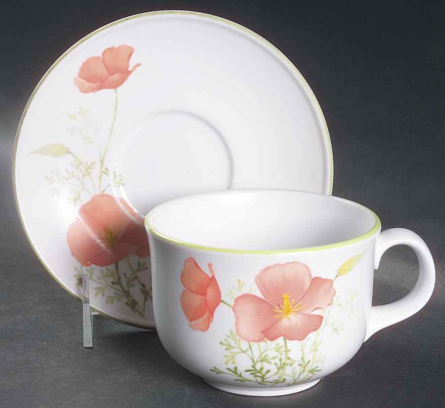 Bright Side Oversized Cup & Saucer Set by Noritake-1
