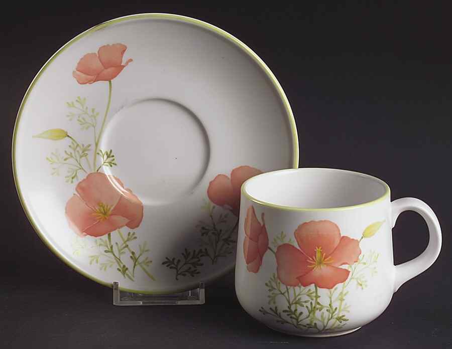 Bright Side Flat Cup & Saucer Set by Noritake-1