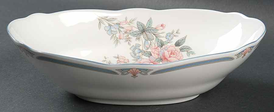 Brighton Springs 9" Oval Vegetable Bowl by Noritake-1