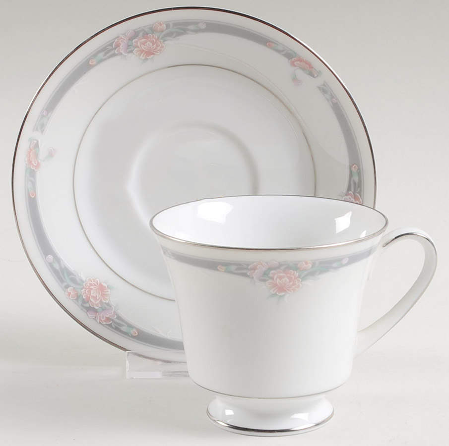 Brussels Footed Cup & Saucer Set by Noritake-1