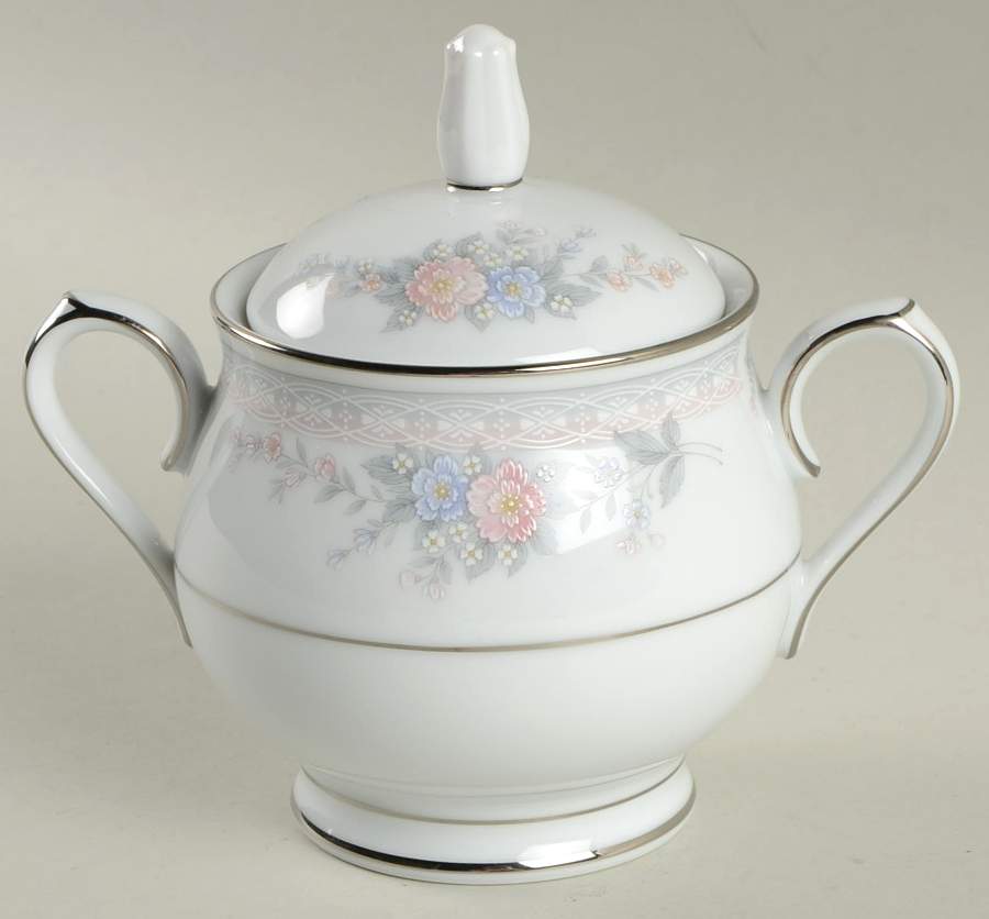 Bridal Waltz Sugar Bowl & Lid by Noritake-1