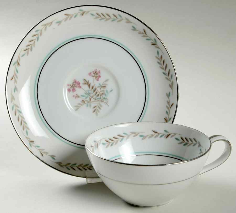 Bryce Flat Cup & Saucer Set by Noritake-1
