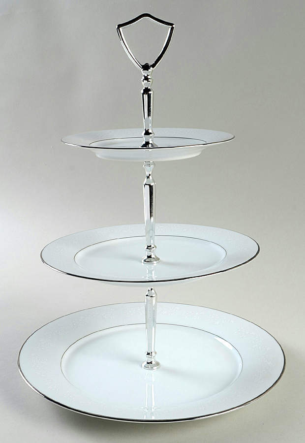 Buckingham 3-Tiered Serving Tray (DP, SP, BB) by Noritake-1