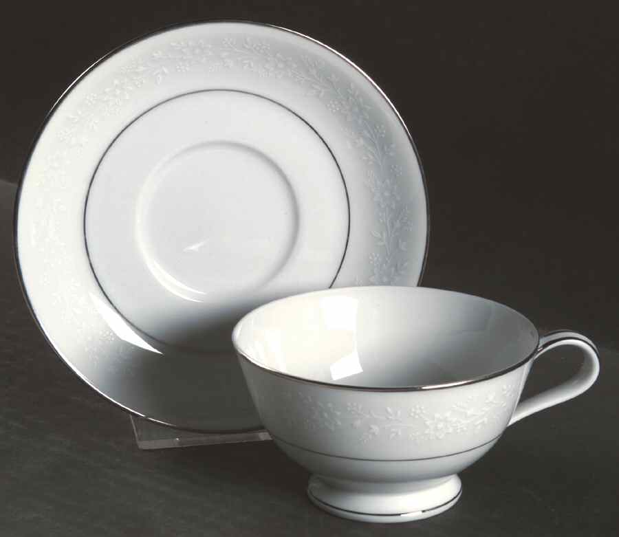 Buckingham Footed Cup & Saucer Set by Noritake-1