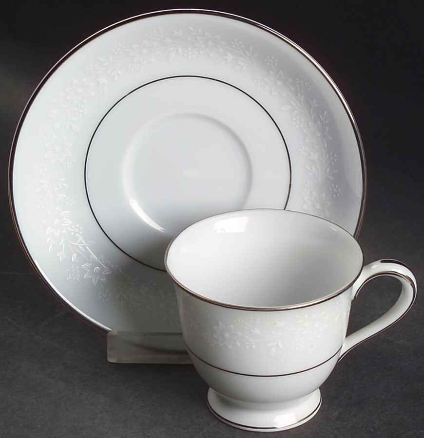 Buckingham Footed Demitasse Cup & Saucer Set by Noritake-1