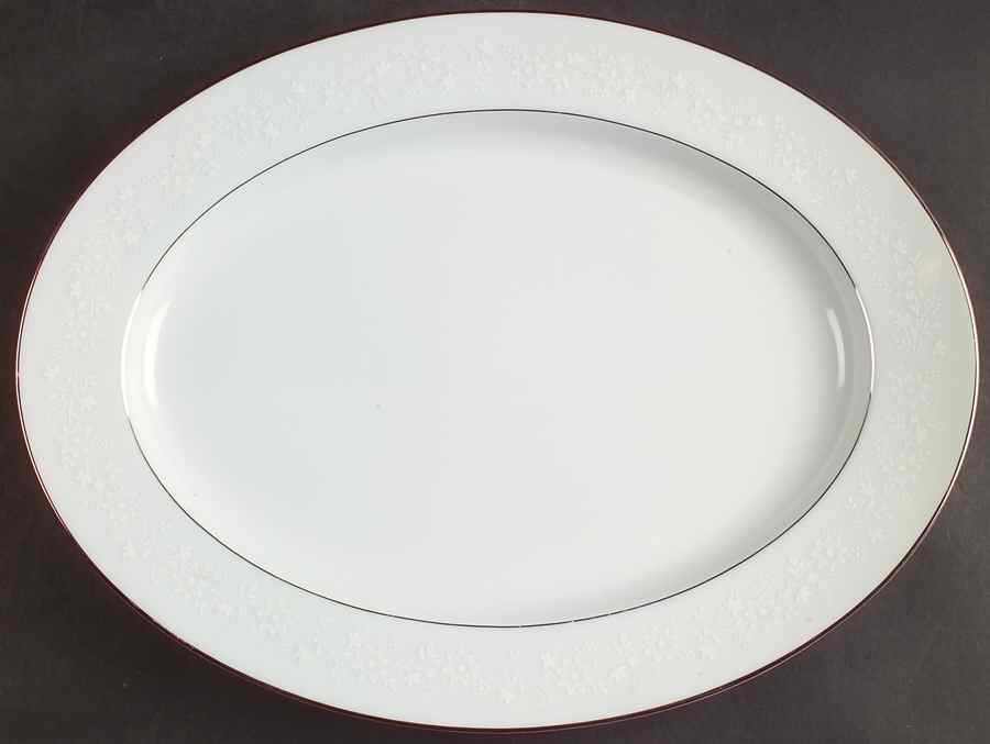 Buckingham 13" Oval Serving Platter by Noritake-1