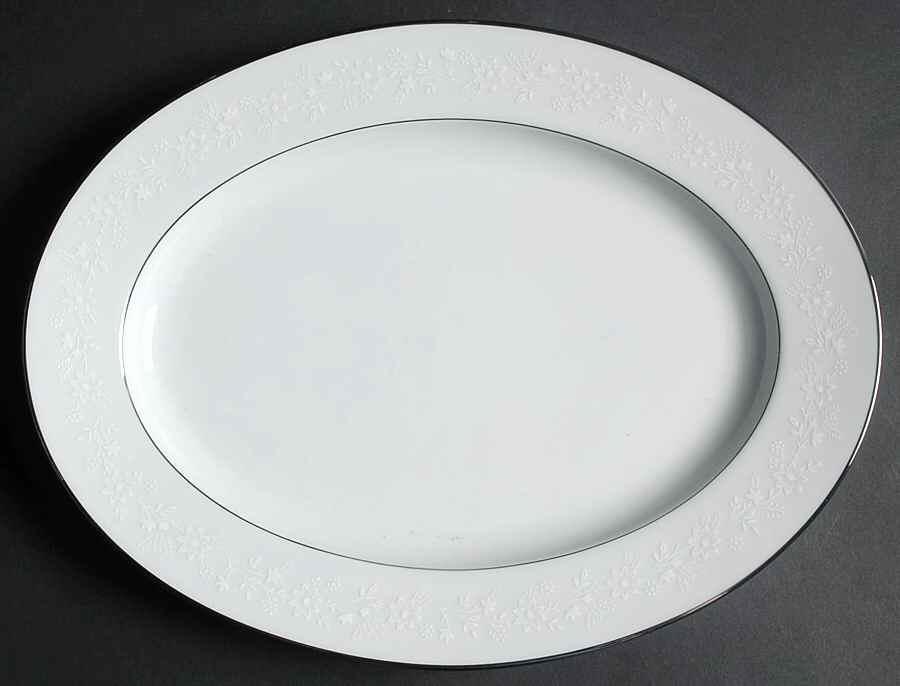 Buckingham 11" Oval Serving Platter by Noritake-1