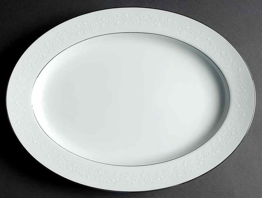 Buckingham 16" Oval Serving Platter by Noritake-1