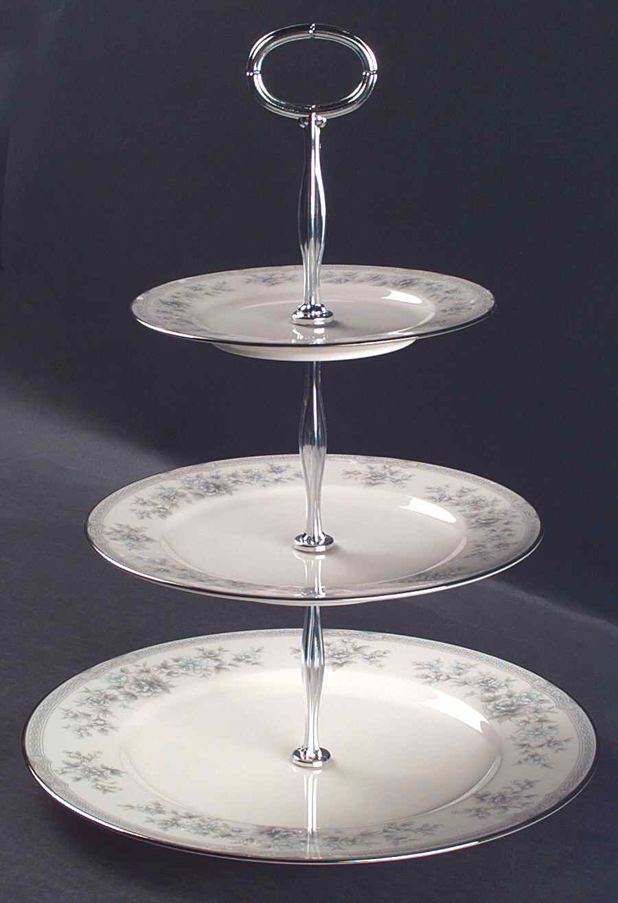 Buena Vista 13 7/8"-14 1/4" 3-Tiered Serving Tray(DP,SP,BB) HC by Noritake-1
