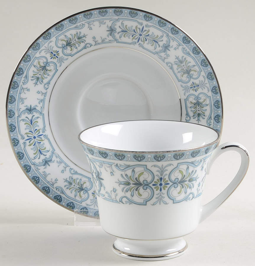 Burlington Footed Cup & Saucer Set by Noritake-1