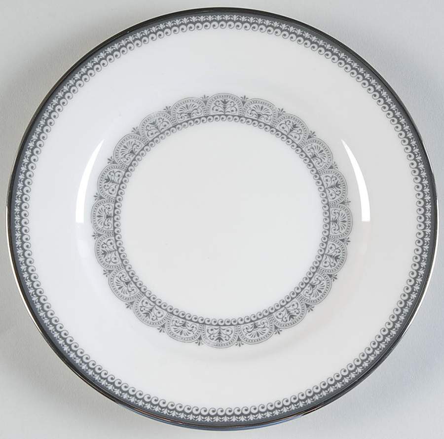 Burgundy Bread & Butter Plate by Noritake-1