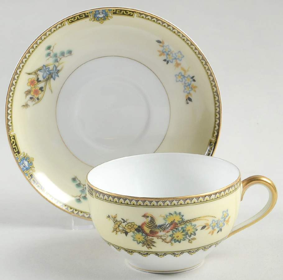Burma Oversized Cup & Saucer Set by Noritake-1