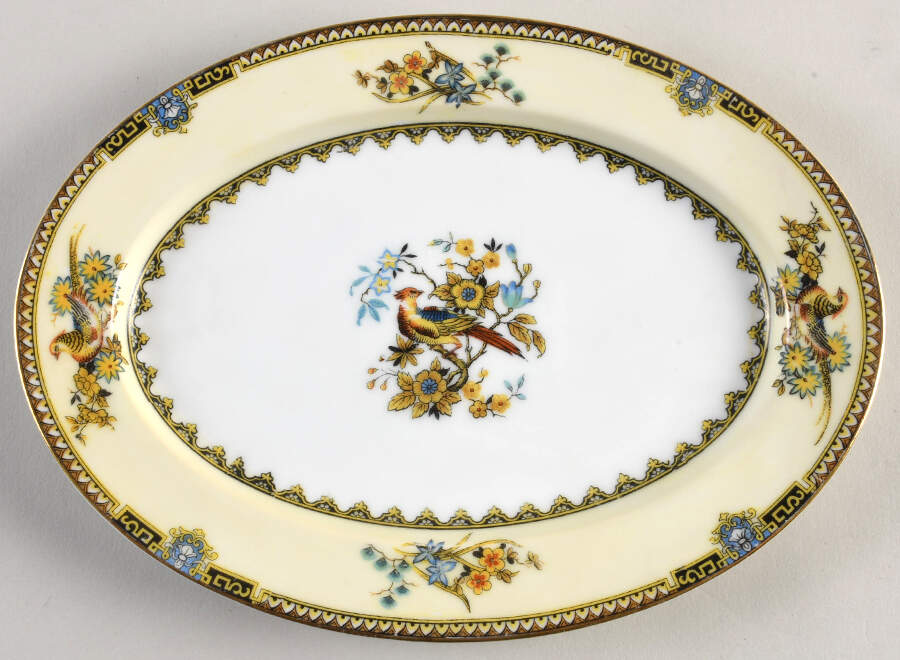 Burma 10" Oval Serving Platter by Noritake-1