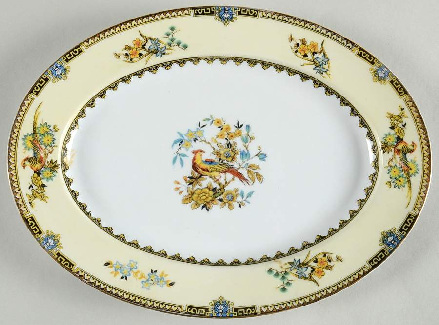 Burma 11" Oval Serving Platter by Noritake-1