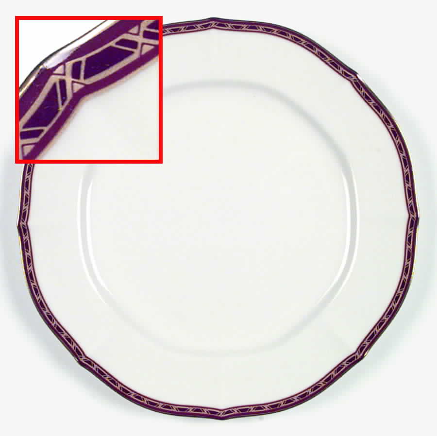 Burgundy Royale Dinner Plate by Noritake-1