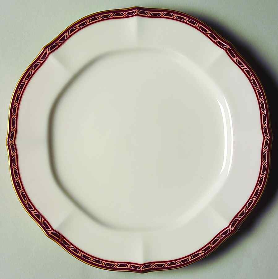 Burgundy Royale Salad Plate by Noritake-1