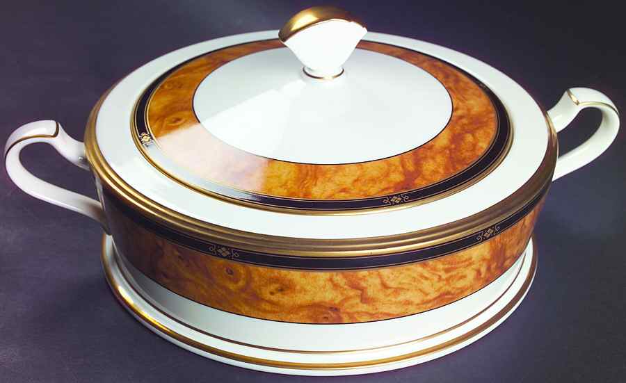 Cabot Round Covered Vegetable by Noritake-1