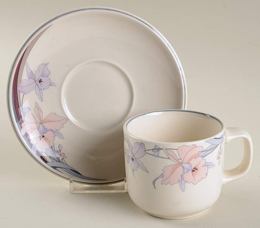 California Dreaming Flat Cup & Saucer Set by Noritake-1