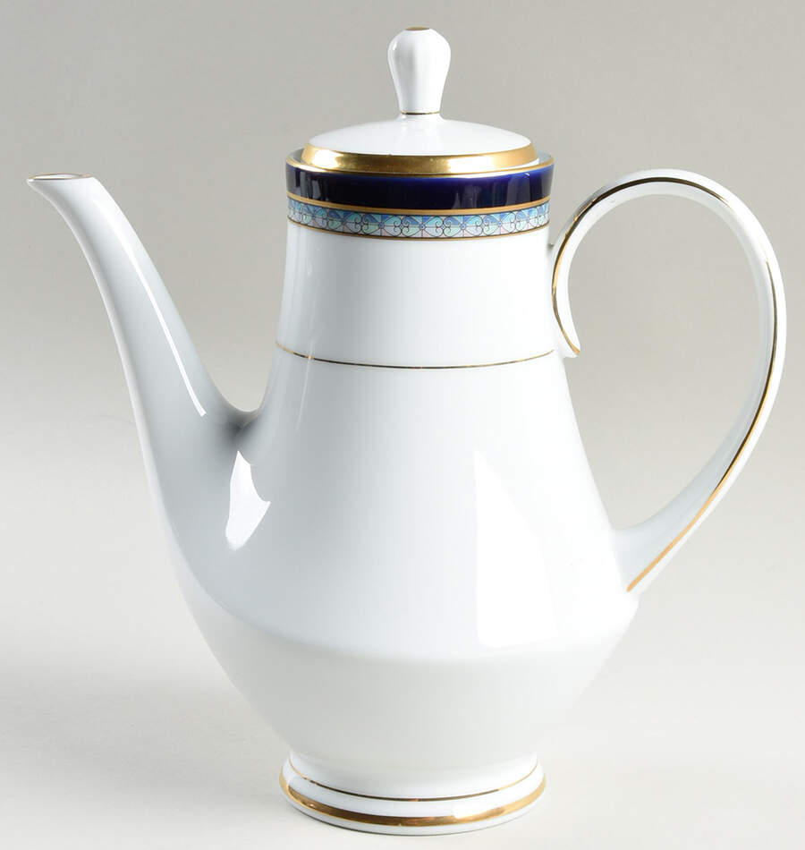 Cadiz Coffee Pot & Lid by Noritake-1