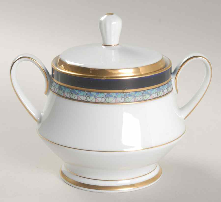 Cadiz Sugar Bowl & Lid by Noritake-1