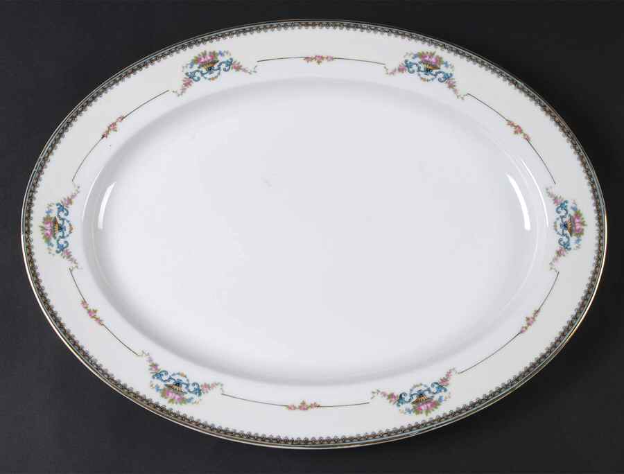 Calais 16" Oval Serving Platter by Noritake-1