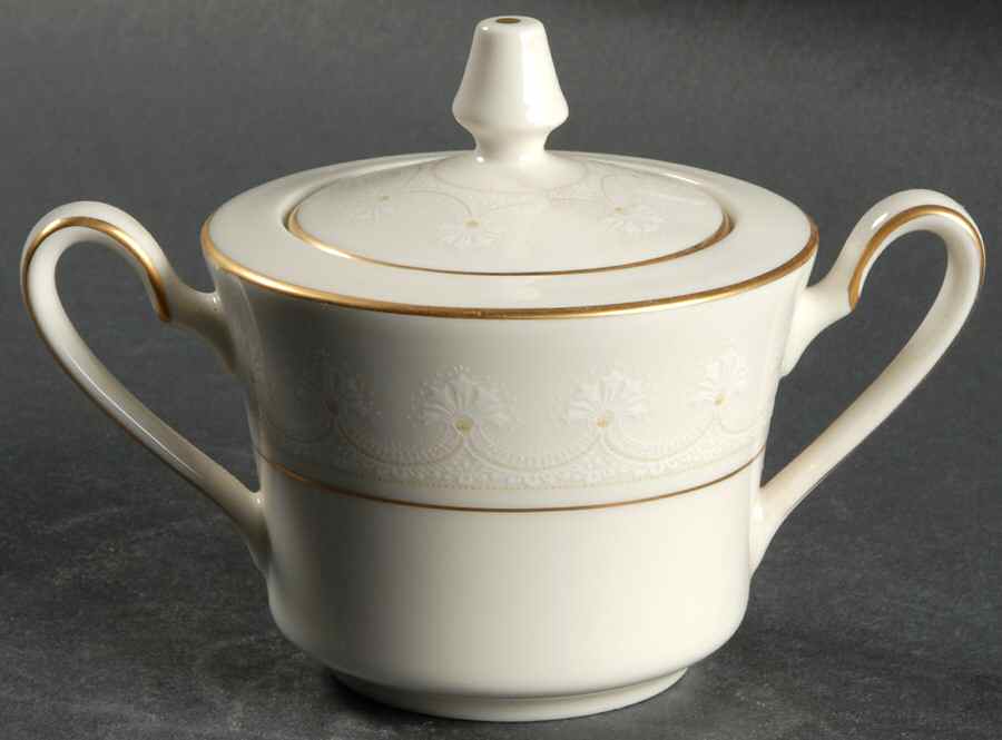 Caledonia Sugar Bowl & Lid by Noritake-1