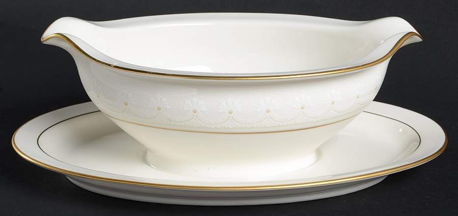 Caledonia Gravy Boat with Attached Underplate by Noritake-1