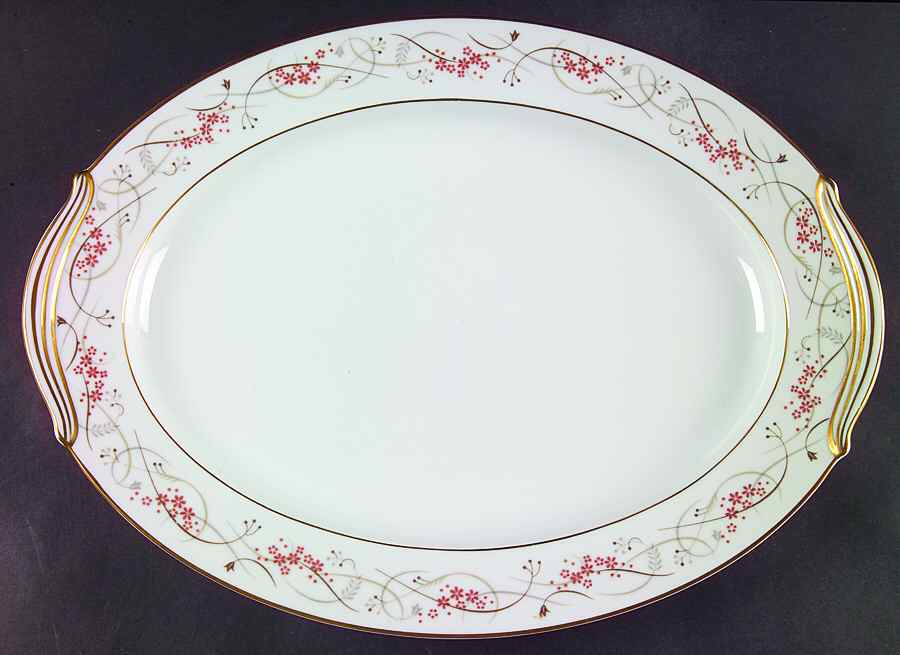 Calvert 16" Oval Serving Platter by Noritake-1