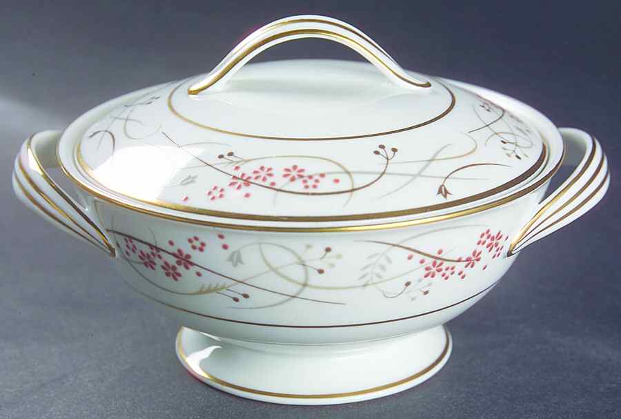 Calvert Sugar Bowl & Lid by Noritake-1