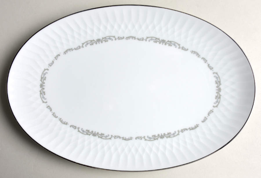 Camden 14" Oval Serving Platter by Noritake-1