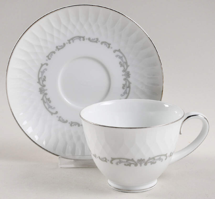 Camden Footed Cup & Saucer Set by Noritake-1