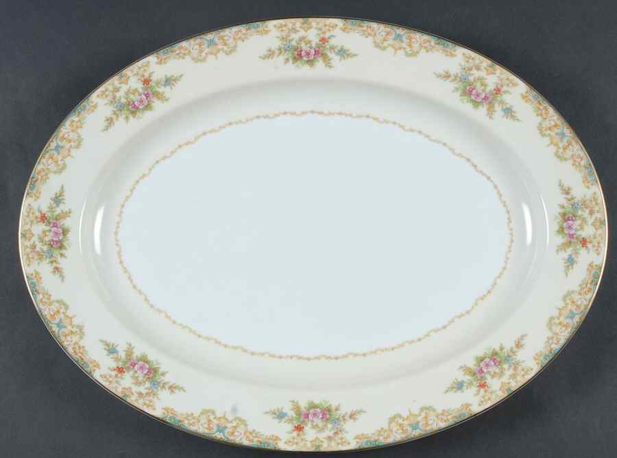 Camelot (6000) 16" Oval Serving Platter by Noritake-1