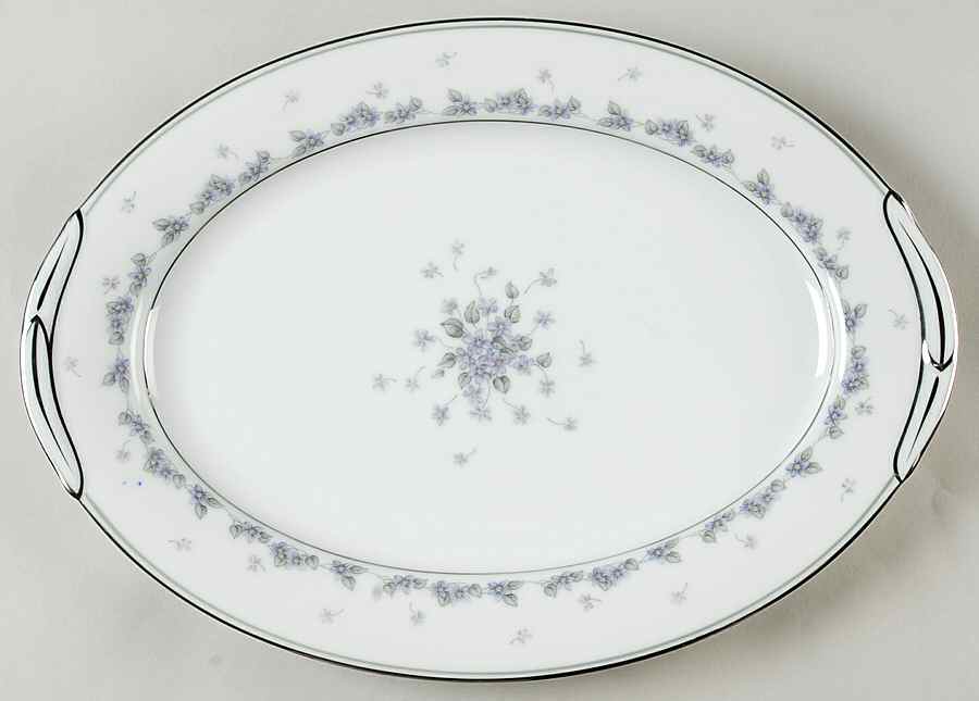 Camille 13" Oval Serving Platter by Noritake-1