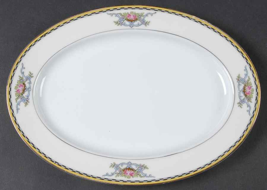 Camilla 10" Oval Serving Platter by Noritake-1