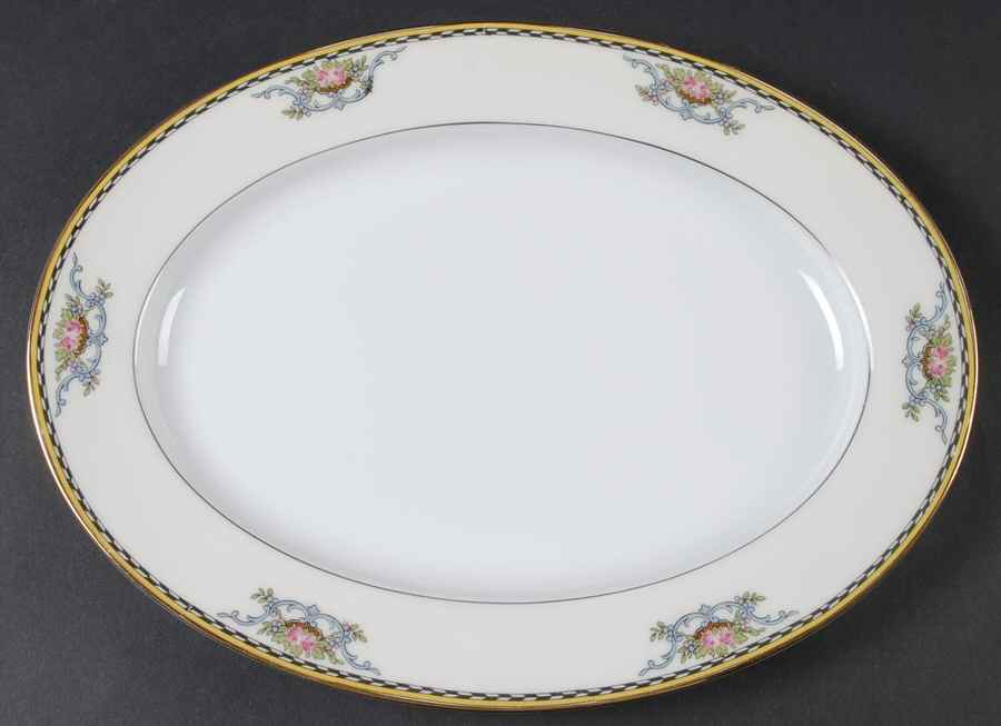 Camilla 11" Oval Serving Platter by Noritake-1
