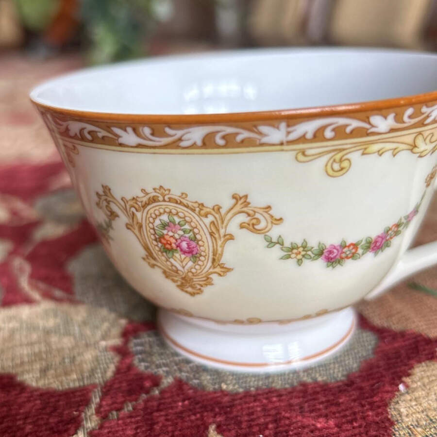 Camillia (3950 & NO #) Footed Cup by Noritake-1