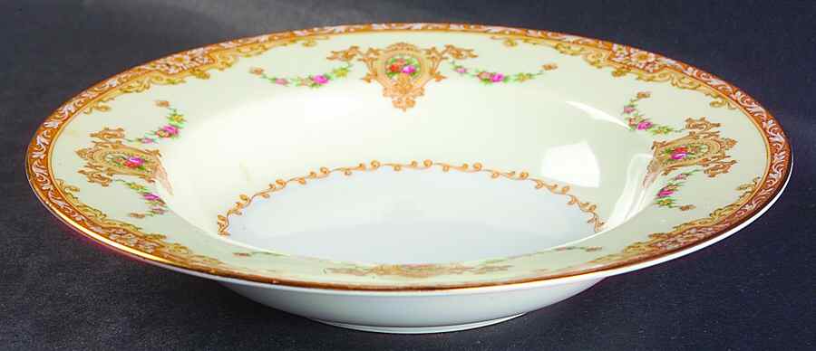 Camillia (3950 & NO #) Rim Soup Bowl by Noritake-1