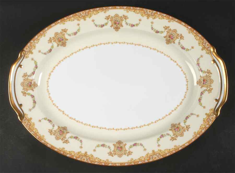 Camillia (3950 & NO #) 16" Oval Serving Platter by Noritake-1