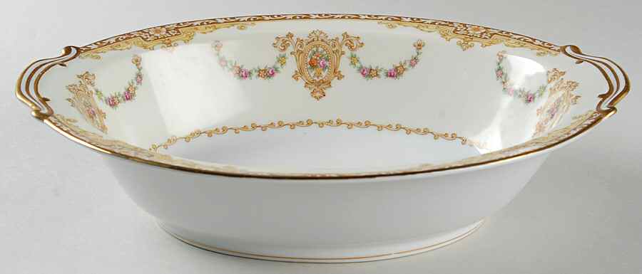 Camillia (3950 & NO #) 10" Oval Vegetable Bowl by Noritake-1