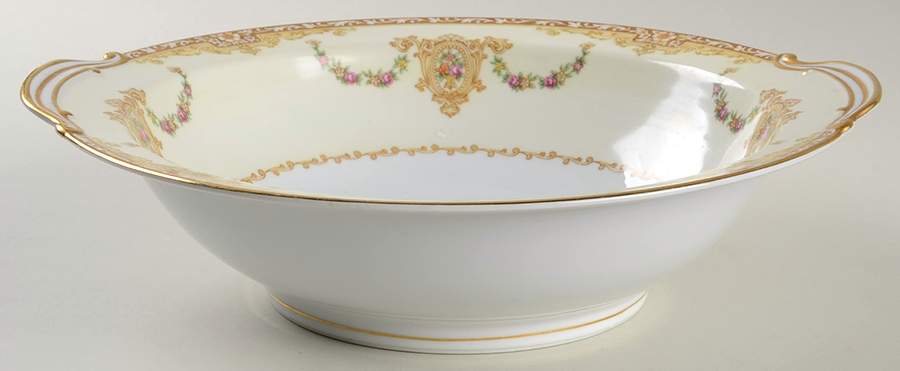 Camillia (3950 & NO #) 10" Round Vegetable Bowl by Noritake-1