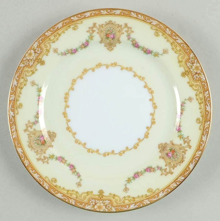Camillia (3950 & NO #) Bread & Butter Plate by Noritake-1