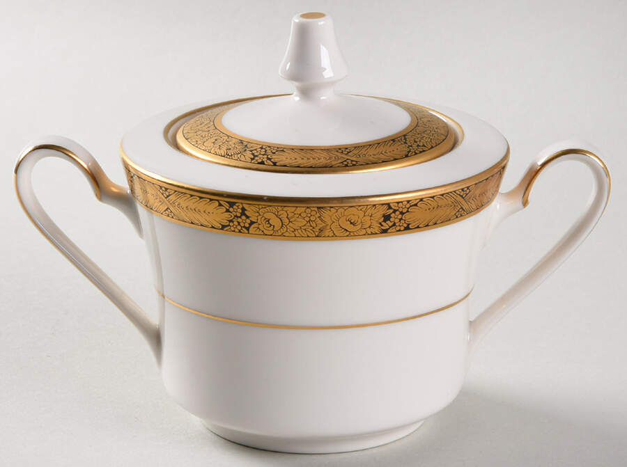 Campanile Sugar Bowl & Lid by Noritake-1