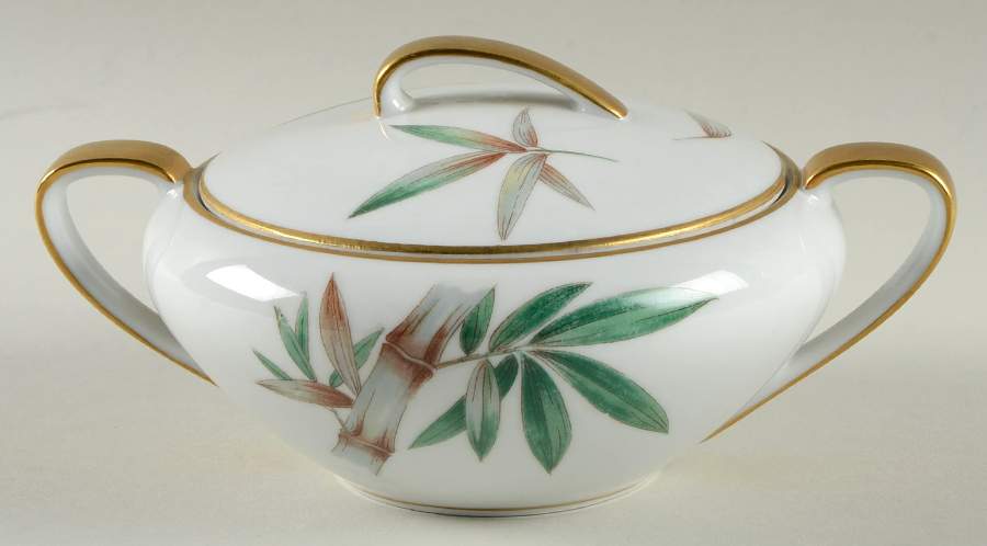 Canton Sugar Bowl & Lid by Noritake-1
