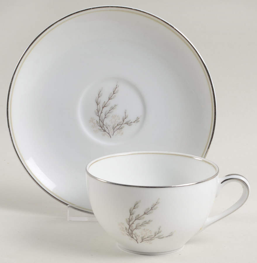 Candice Flat Cup & Saucer Set by Noritake-1