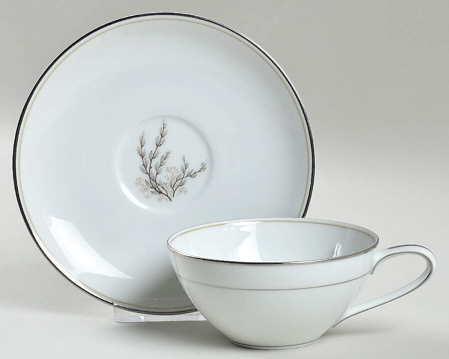 Candice Flat Cup & Saucer Set by Noritake-1