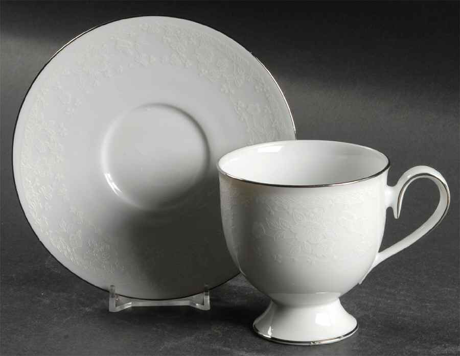 Candice Footed Cup & Saucer Set by Noritake-1